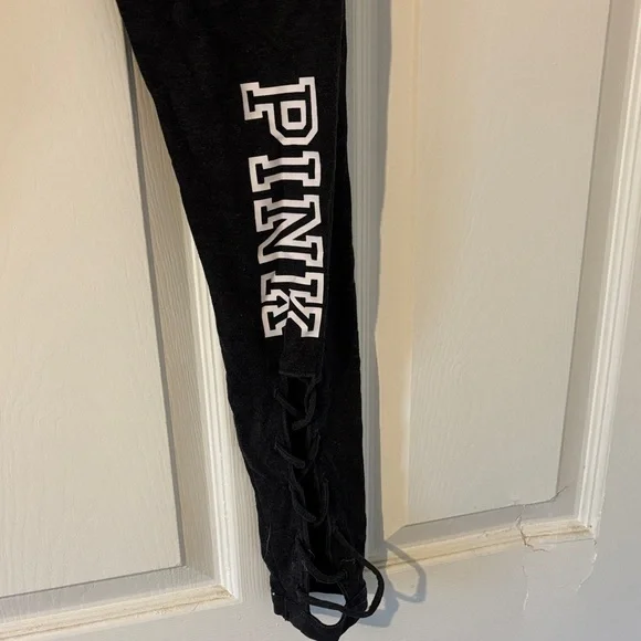 PINK Grey Leggings - Picture 3 of 3